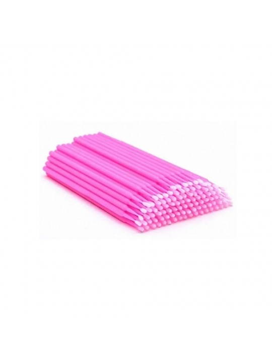 Begreat Micro Superfine microbrushes, pink, 100 pcs