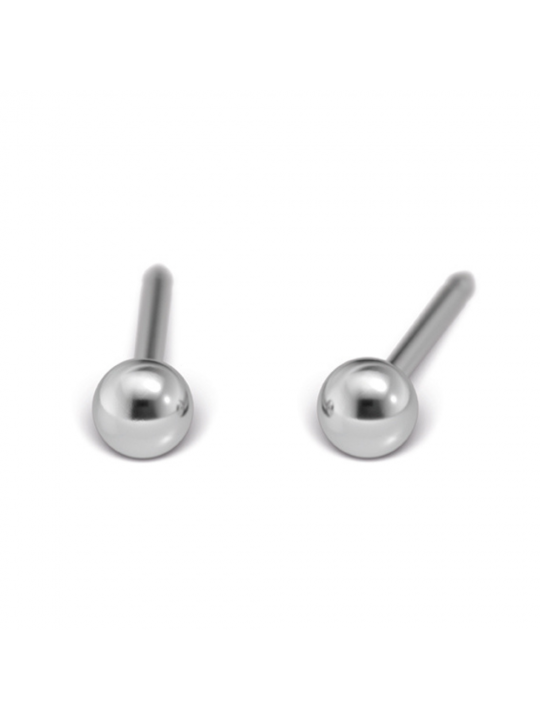 Studex System 75 Silver Ball Earrings 3mm