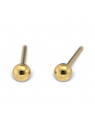 Studex System 75 Earrings 3mm gold bullet with long pin