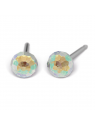 Studex System 75 Rock Crystal Ball Earrings 4mm