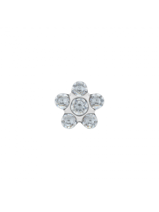 Studtex System 75 Сережки Stokrotka з діамантами - 5 срібних алмазів 5 мм