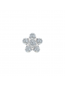 Studex System 75 Gänseblümchen-Ohrringe mit Diamant – 5 Diamanten, Silber, 5 mm
