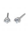 Studex System 75 Cubic zirconia earrings in silver color