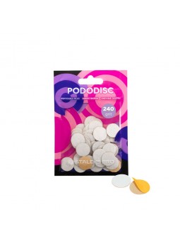 Staleks PODODISC STALEKS PRO S 240 grūdėtumo pakaitalai (50 vnt) balti