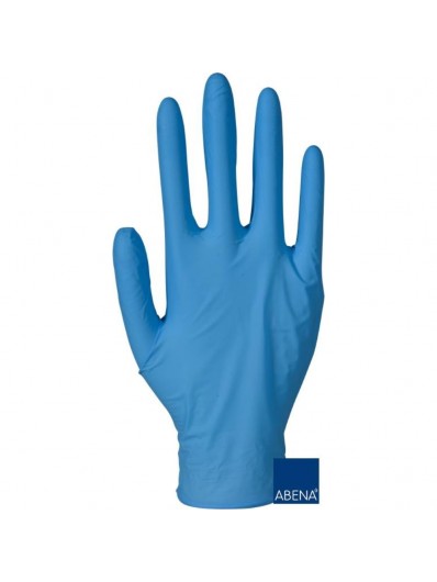 ABENA Classic Protect Nitrile Gloves Blue M 100 pcs