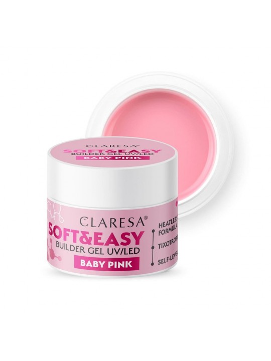 Claresa Soft & Easy Baby Pink építőzselé 45g