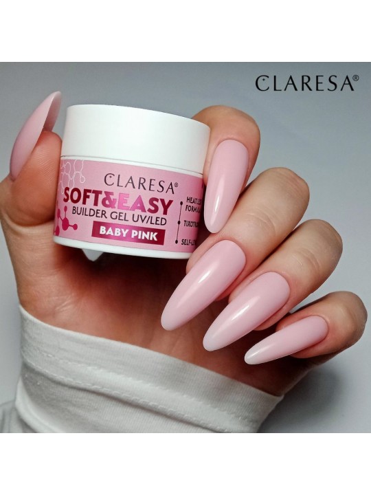 Claresa Soft & Easy Baby Pink építőzselé 45g