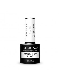 Claresa Top No Wipe Milky - Finishing Top Without Dispression Layer 5g