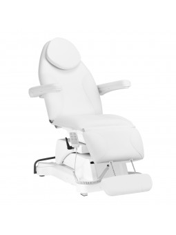 Elektrické kosmetické křeslo Sillon Basic 3 motory. otočný bílý