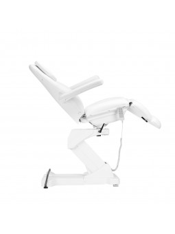 Elektrické kosmetické křeslo Sillon Basic 3 motory. otočný bílý