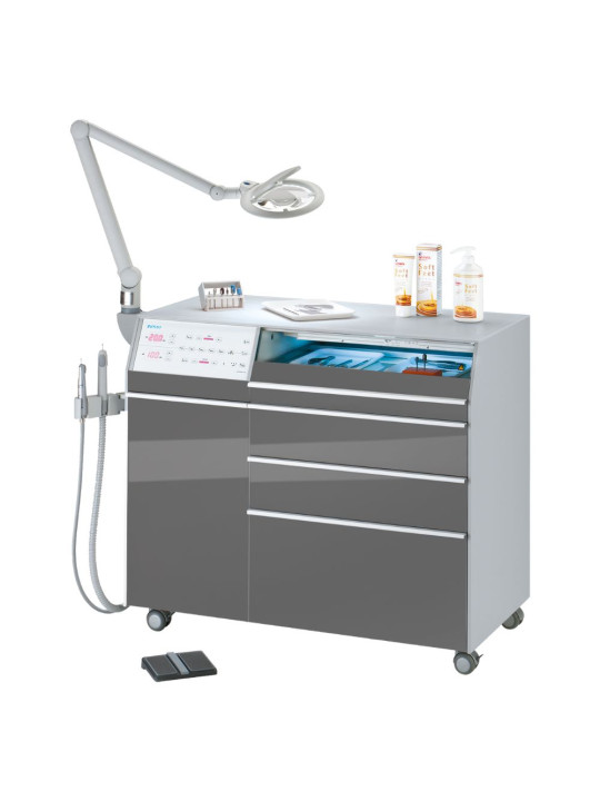 GERLACH TECHNIK UNIT JUPITER - pedicure cabinet with accessories