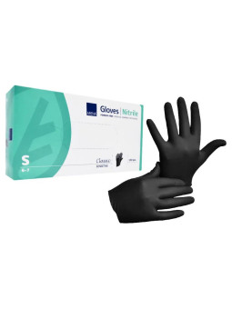 ABENA Nitril-Handschuhe, klassische Handschuhe, schwarze Größe. S 100 Stk