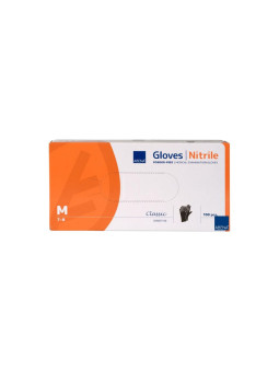 ABENA Nitrile Gloves Classic Gloves Juodos spalvos. M 100 vnt