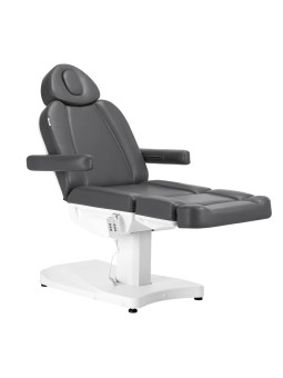 Fotel kosmetyczny elektr. Azzurro 803D 3 siln. szary