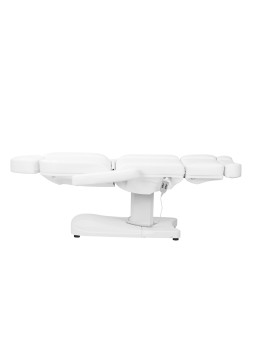 Fotel kosmetyczny elektr. Azzurro 803D 3 siln. biały