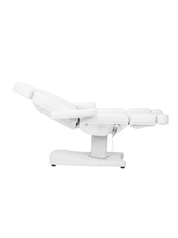 Fotel kosmetyczny elektr. Azzurro 803D 3 siln. biały