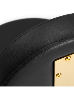 Taboret kosmetyczny AM-304G złoto czarny