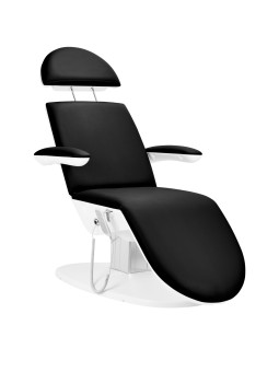 Fotel kosmetyczny elektr. 2240B Eclipse 3 siln. biało czarny