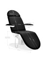 Fotel kosmetyczny elektr. 2240B Eclipse 3 siln. biało czarny