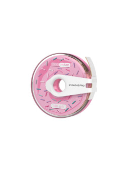 Staleks PapMam Donut mit Clip, 6 m, Körnung 180, austauschbares Einweg-Feilenband