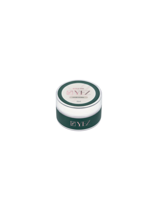 YEZ Builder Gel - Cover Natural 15 ml, which is designed to be applied to the nails