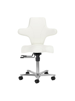 Krzesło kosmetyczne Azzurro Special 152 białe