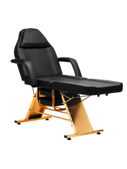 Fotel Kosmetyczny SILLON 202 gold pro czarny