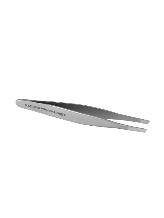 Staleks EXPERT 20 TYPE 3 eyebrow tweezers (wide, slanted edges)