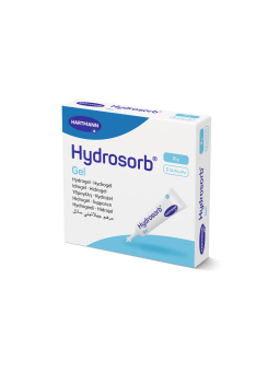 HARTMANN Hydrosorb Gel 5x8g - skaidrus hidrogelinis padažas