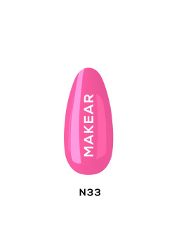 Makear Lakier hybrydowy 8ml-Neon N33