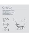 NAMROL Omega 3 podiatry chair - 3 motors without divided footrest