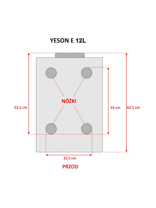 YESON Autoklaw serii E 12L - wyświetlacz LCD