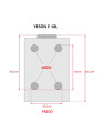 YESON E 12L series autoclave - LCD display