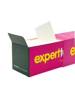 Waciki włókninowe Expert Toouch - bezpyłowe w pudełku 500 szt