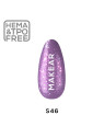 Makear Hybrid lak na nehty 8ml - Violetino Starmani S46