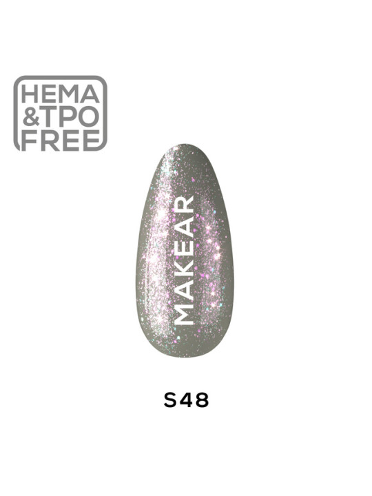 Makear Hybrid varnish 8ml - Goldberry Starmani S48