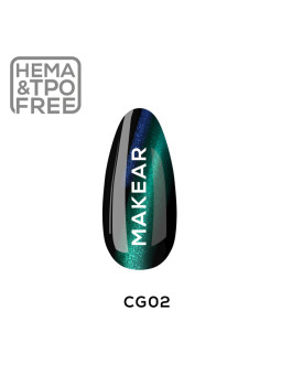 Makear Hybrid nagų lakas 8ml - Cat Eye Galaxy 02