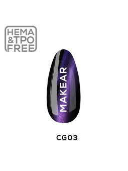 Makear hibrid körömlakk 8 ml - Cat Eye Galaxy 03