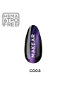 Lac de unghii Makear Hybrid 8ml - Cat Eye Galaxy 03