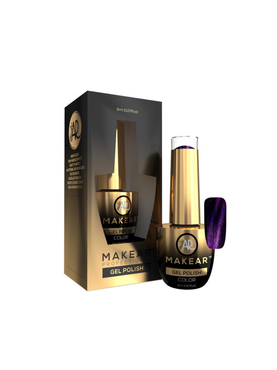 Lac de unghii Makear Hybrid 8ml - Cat Eye Galaxy 03