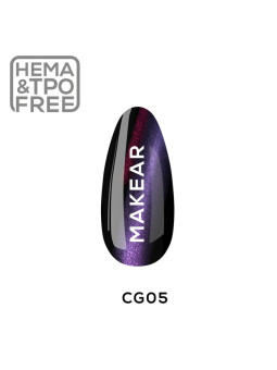 Lac de unghii Makear Hybrid 8ml - Cat Eye Galaxy 05