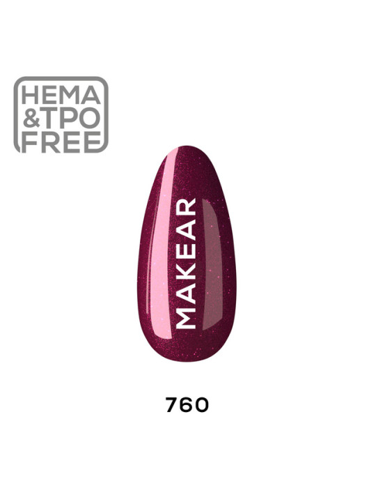 Lac de unghii Makear Hybrid 8ml-Glamur 760