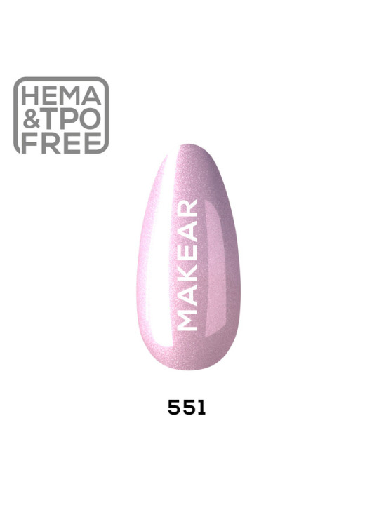 Makear Hybrid nagų lakas 8ml-Lollipop 551