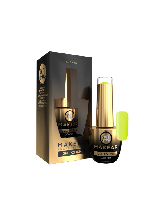 Makear Hibridinis nagų lakas 8ml-Neon 25