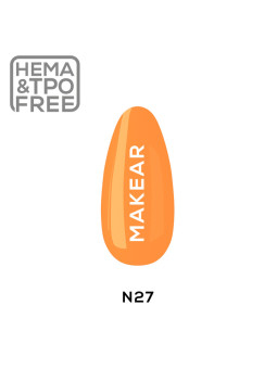 Makear Hibridinis nagų lakas 8ml-Neon 27