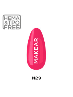 Makear Hibridinis nagų lakas 8ml-Neon 29