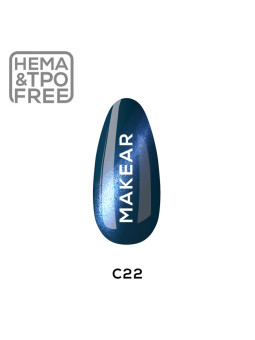 Makear Hybrid nagų lakas 8ml-Cat eye 22