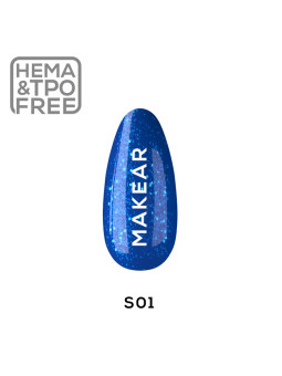 Makear Hybrid-Nagellack 8 ml-Diamant S01