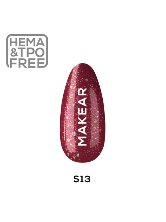 Makear Hybrid nail polish 8ml-Diamond S13