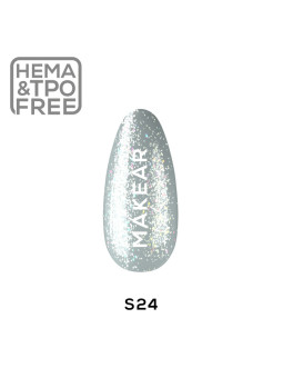 Makear Hybrid lak na nehty 8ml-Diamond S24